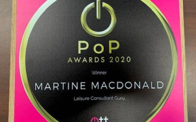 PoP award for OTT Leisure Consultant Guru 2020
